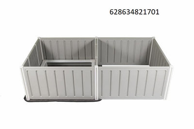 Artemis Whelping Box Plus with Step Rail- 22" High - 80"x40"