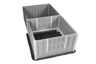 Artemis Whelping Box Plus with Step Rail- 22" High - 80"x40"