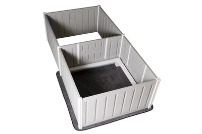 Artemis Whelping Box Plus with Step Rail- 22" High - 80"x40"