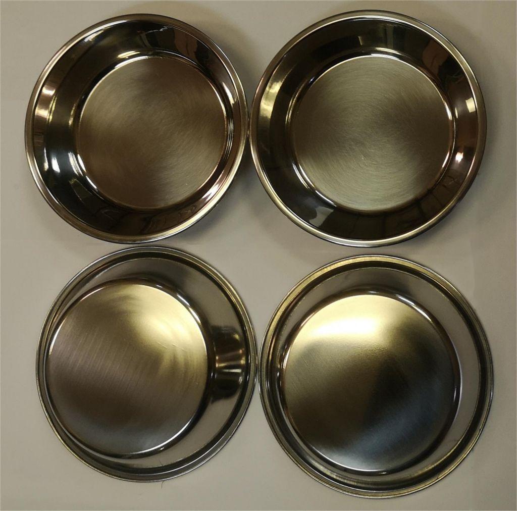 Feeding Bowl 4-piece set-Food Grade 304 Stainless-Steel - Artemis Whelping