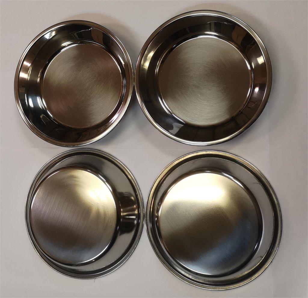 Feeding Bowl 4-piece set-Food Grade 304 Stainless-Steel - Artemis Whelping