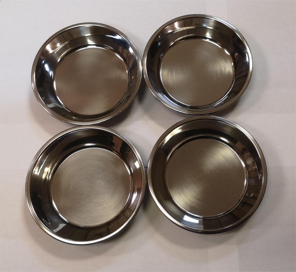 Feeding Bowl 4-piece set-Food Grade 304 Stainless-Steel - Artemis Whelping