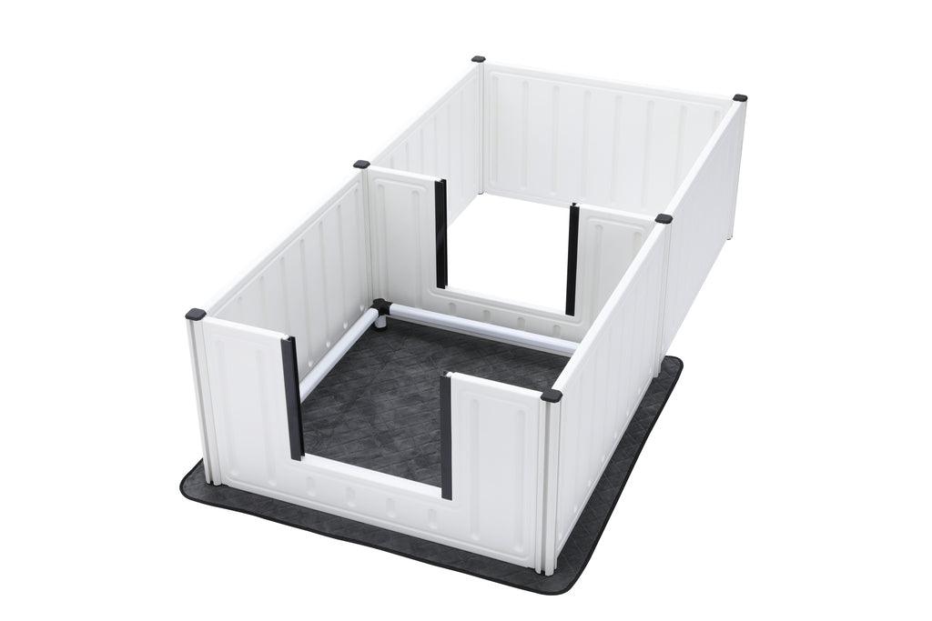 Artemis Whelping Box Plus - 22" High - 80"x40" - Artemis Whelping