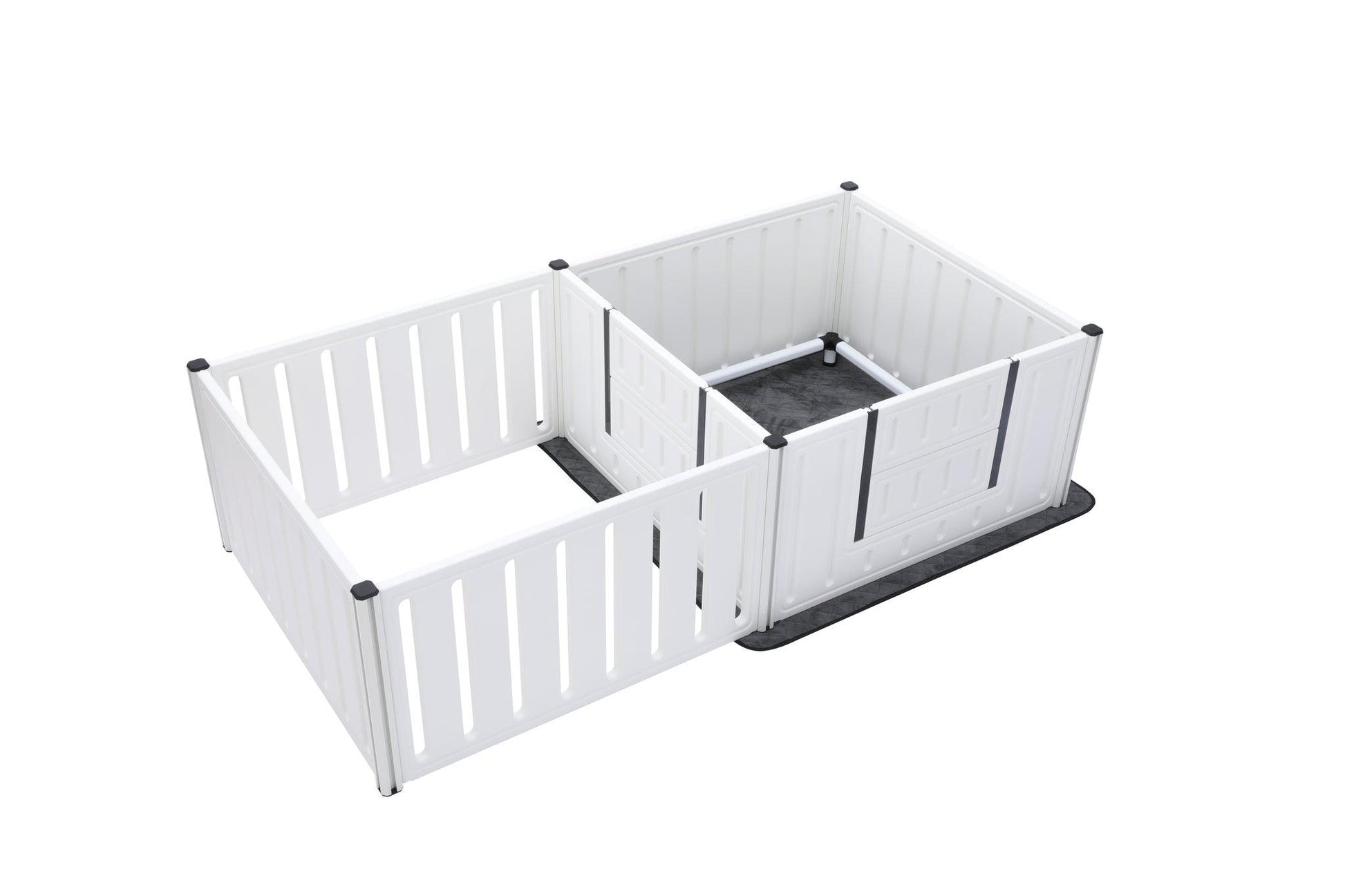 Artemis Whelping Box Hollow Yard - 22" High - 80"x40" - Artemis Whelping