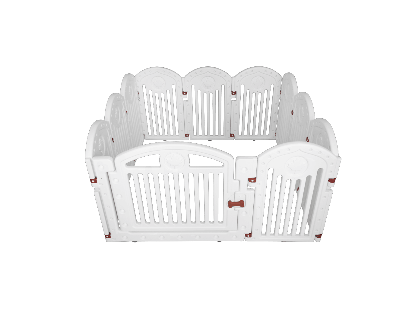 25" High Playpen - White - Maple Leaf Style